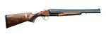 A recently made tripple barrel shotgun.